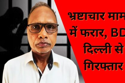 ओडिशा : भ्रष्टाचार के सात मामलों में आरोपी आठ साल से फरार पूर्व बीडीओ दिल्ली से गिरफ्तार, जानें क्या लगे थे आरोप?, राजनीति, odisha »