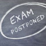 Exam Postponed After Protest